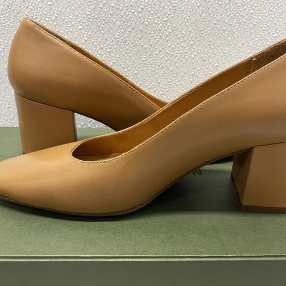 NEW BECKETT SIMONON Gemma Leather Pumps – Women’s Size 8.5 – Toffee – New W/ Box - Picture 4 of 7
